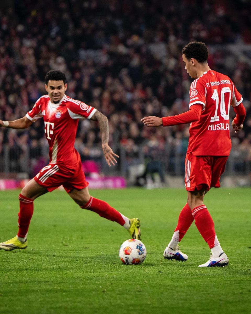 拜仁慕尼黑德甲击败法兰克福穆西亚拉突破建功